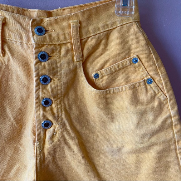 Vintage Yellow Steel Jeans - Picture 3 of 7